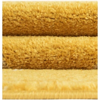 Tapete Enrejado Geométrico en Amarillo