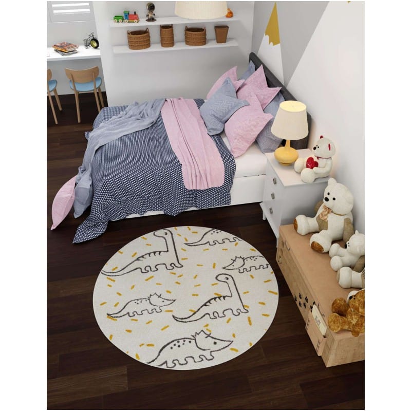 Tapete Fantasia Dinosaurios y Confeti