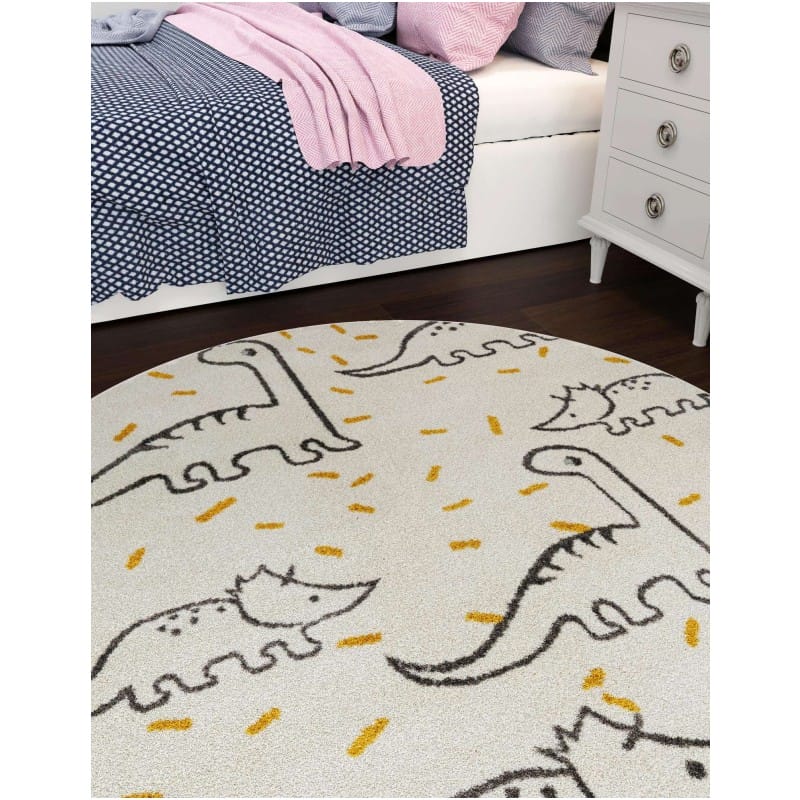 Tapete Fantasia Dinosaurios y Confeti