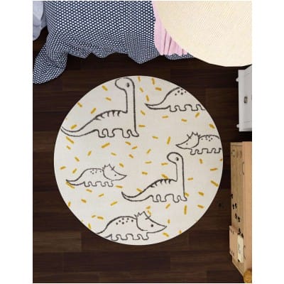 Tapete Fantasia Dinosaurios y Confeti