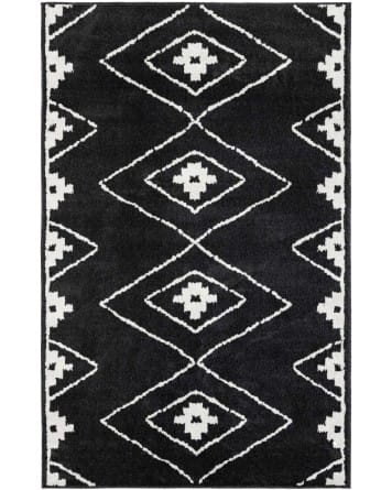 Tapete Acuerdo Diamantes en Negro