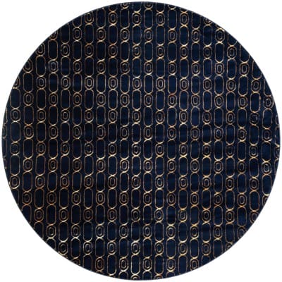 Tapete Anna Cadenas Azul y Oro