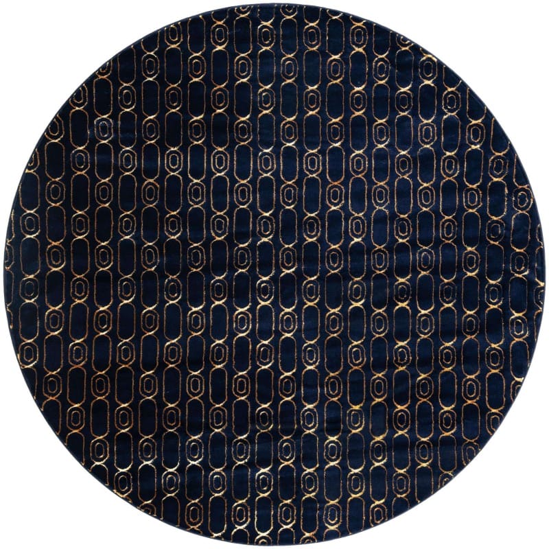 Tapete Anna Cadenas Azul y Oro