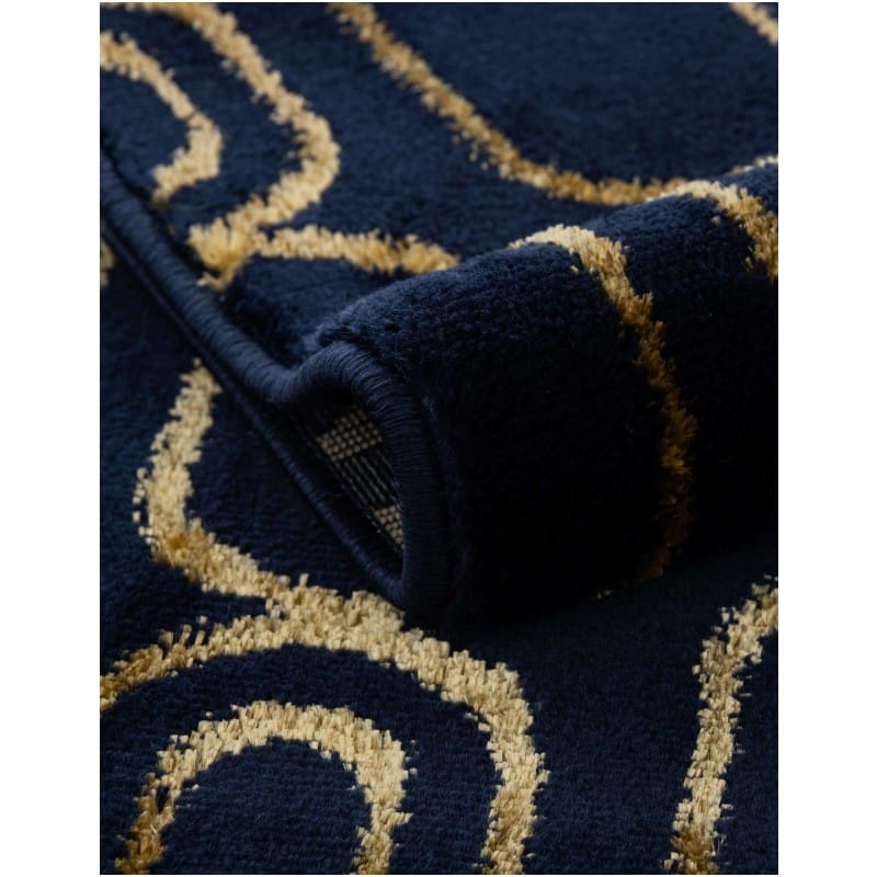 Tapete Anna Cadenas Azul y Oro