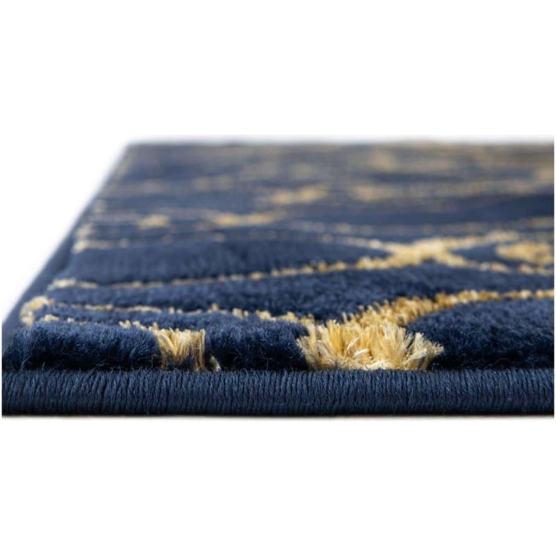 Tapete Anna Cadenas Azul y Oro