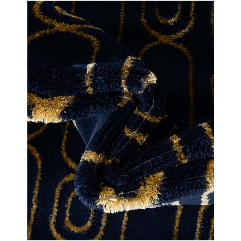 Tapete Anna Cadenas Azul y Oro