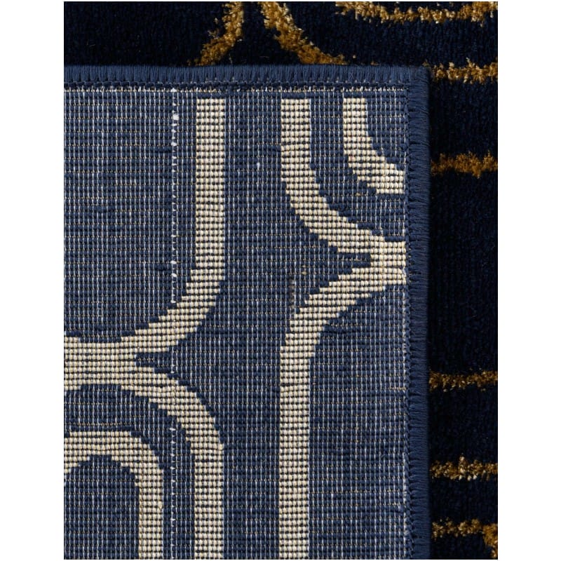 Tapete Anna Cadenas Azul y Oro