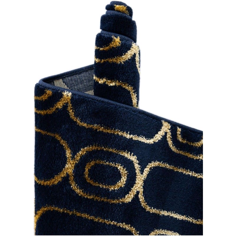 Tapete Anna Cadenas Azul y Oro