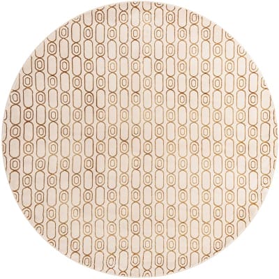 Tapete Anna Cadenas Blanco y Oro