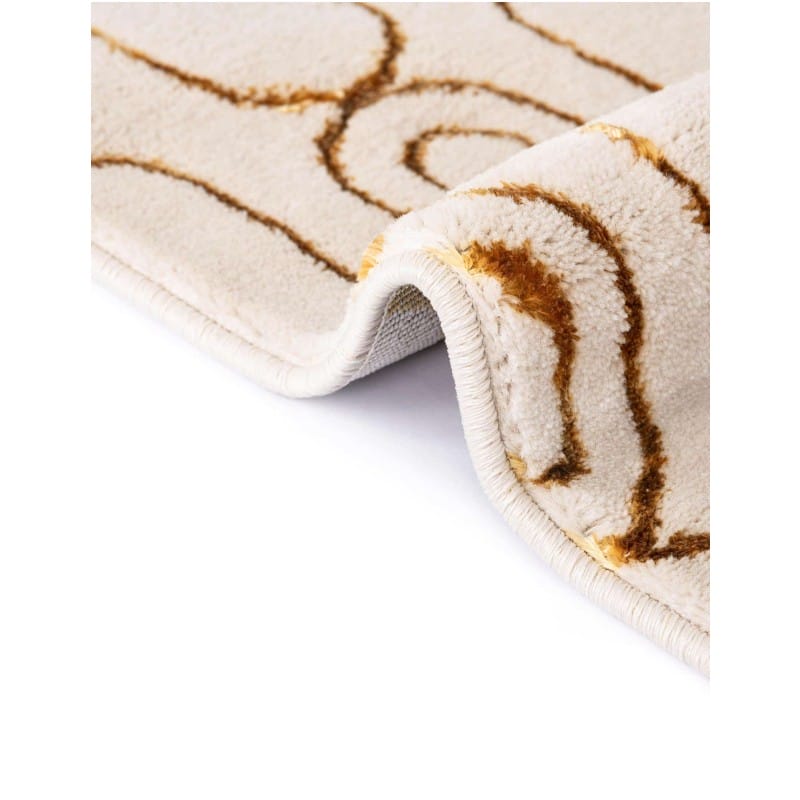 Tapete Anna Cadenas Blanco y Oro