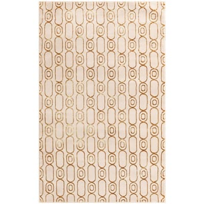 Tapete Anna Cadenas Blanco y Oro