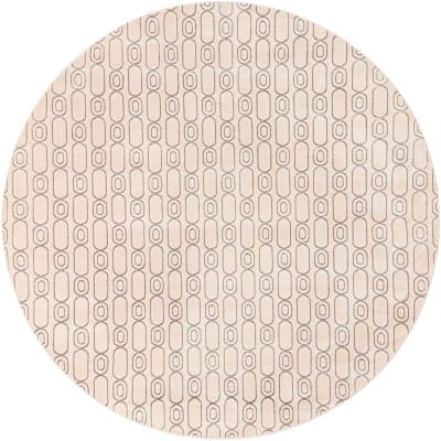 Tapete Anna Cadenas Blanco y Plata