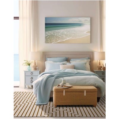 Tapete Anna de Lineas Blanco y Oro