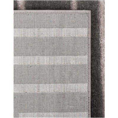 Tapete Anna de Lineas Gris y Plata