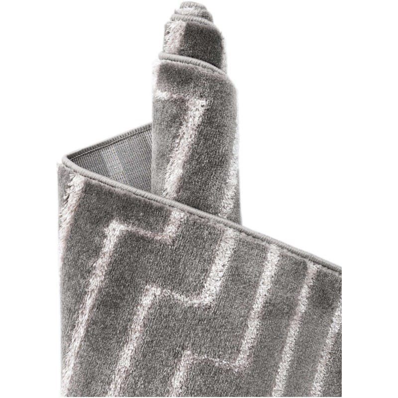 Tapete Anna de Lineas Gris y Plata