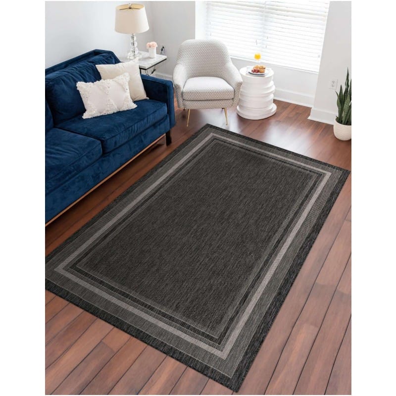 Tapete Exterior Bordes en Negro