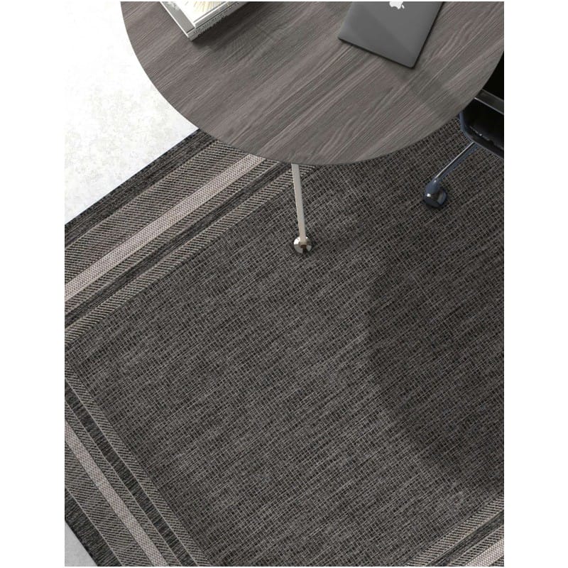 Tapete Exterior Bordes en Negro