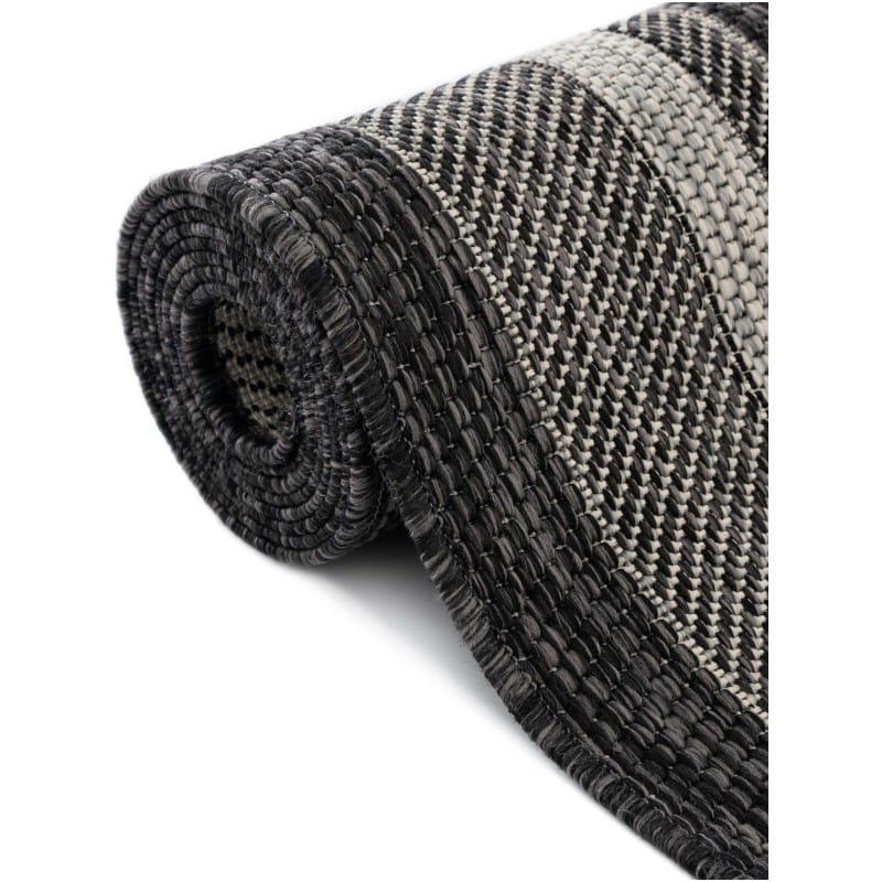 Tapete Exterior Bordes en Negro