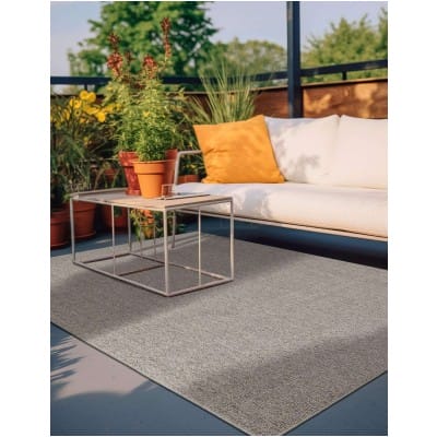 Tapete Sinfonía Exterior Solido en Gris