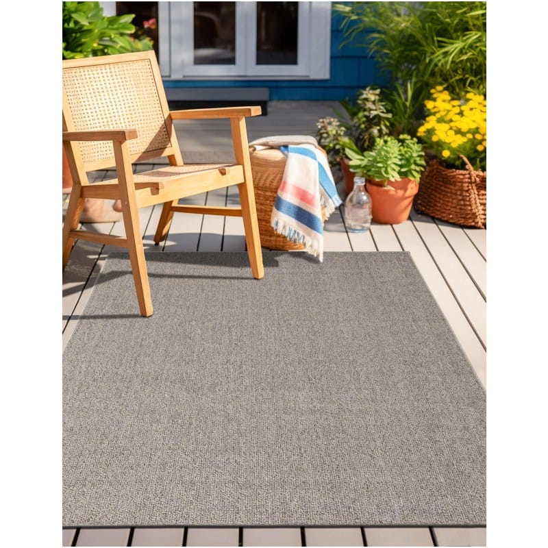 Tapete Sinfonía Exterior Solido en Gris