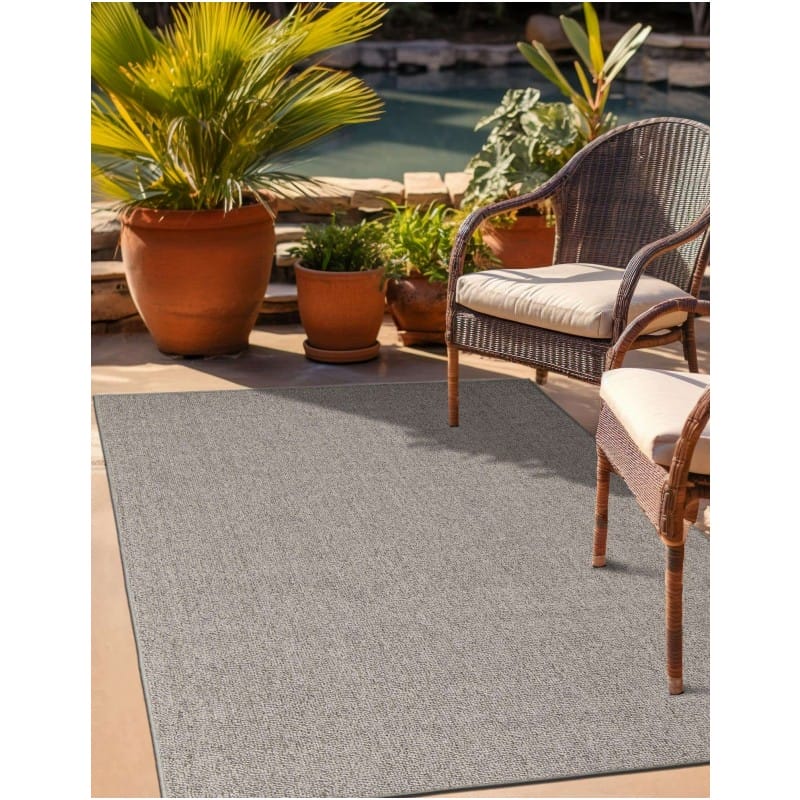 Tapete Sinfonía Exterior Solido en Gris