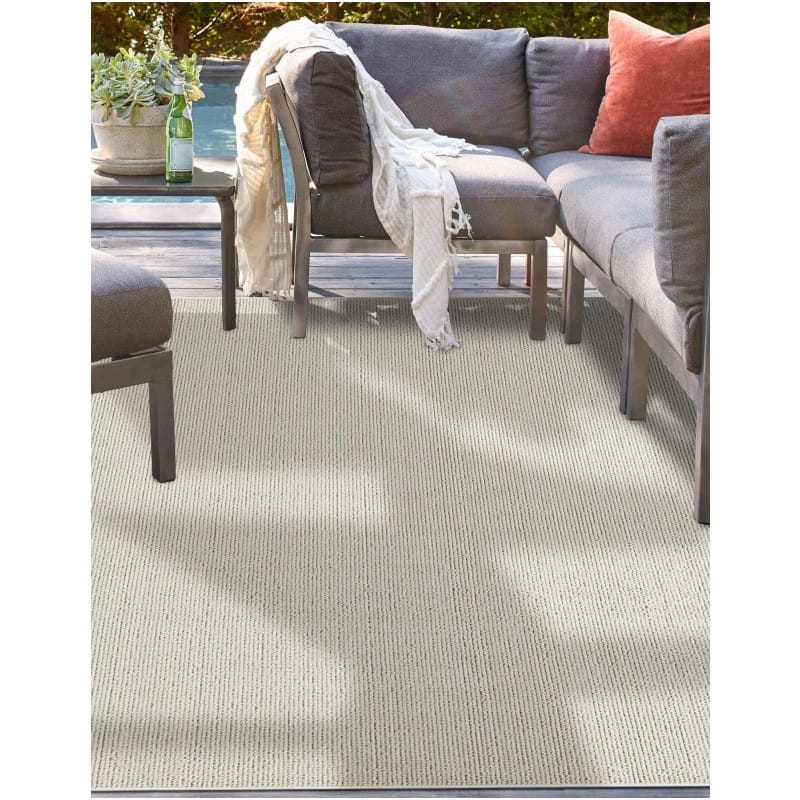 Tapete Sinfonía Exterior Solido en Marfil