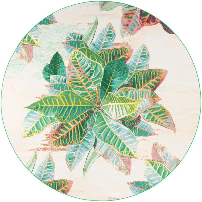 Tapete Exterior Botánico Grandes Hojas