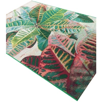 Tapete Exterior Botánico Grandes Hojas