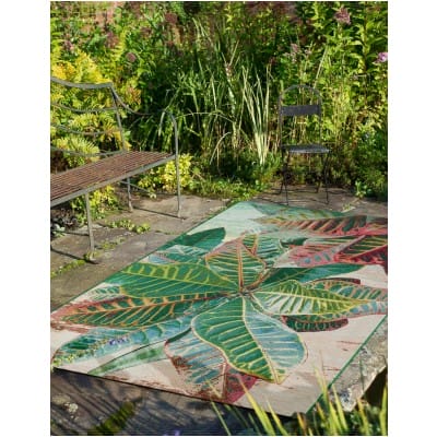 Tapete Exterior Botánico Grandes Hojas