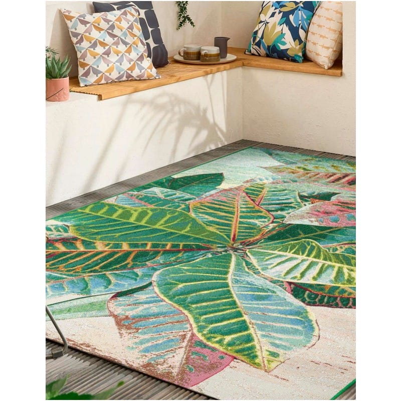 Tapete Exterior Botánico Grandes Hojas