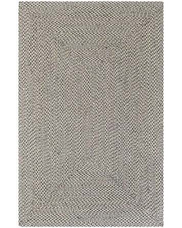 Tapete de Yute Trenzado Escoces en Gris