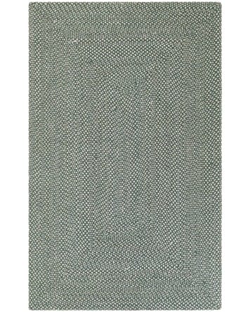 Tapete de Yute Trenzado Escoces en Verde