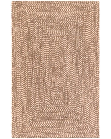 Tapete de Yute Trenzado Escoces en Café