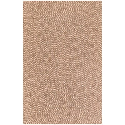 Tapete de Yute Trenzado Escoces en Café