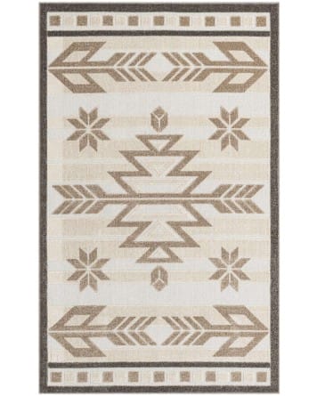 Tapete Exterior de Flechas en Beige