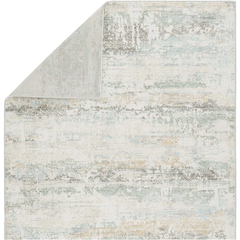 Tapete Tranquilidad Enrejado con Amarillo y Verde