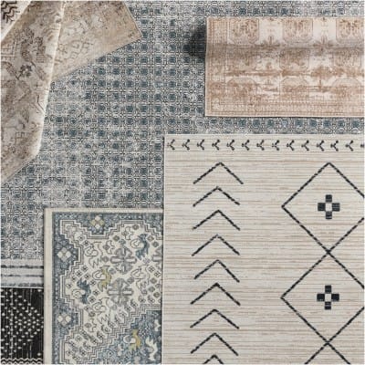 Tapete Nadia Tribal en Marfil