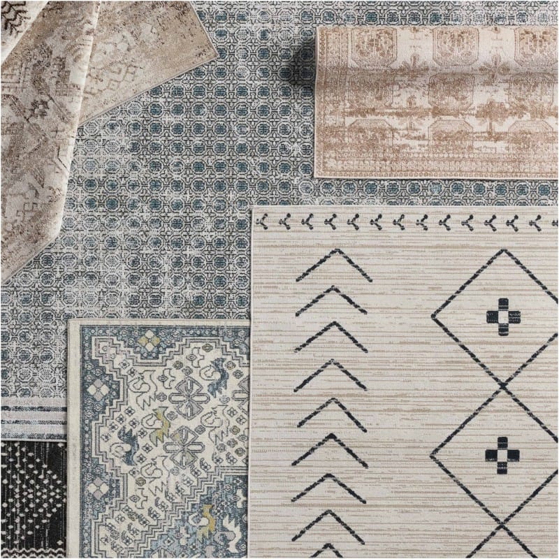 Tapete Nadia Tribal en Marfil