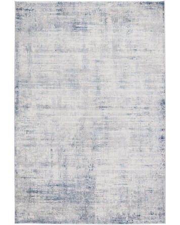 Tapete Confort Bandas Tribales en Gris y Azul