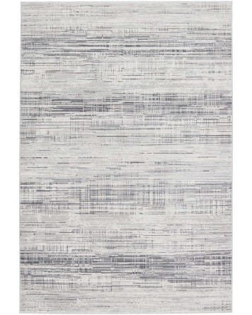 Tapete Confort Rayas Cruzadas en Gris