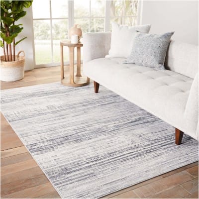 Tapete Confort Rayas Cruzadas en Gris