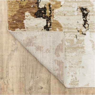 Tapete Evolución Abstracto Beige y Carbon