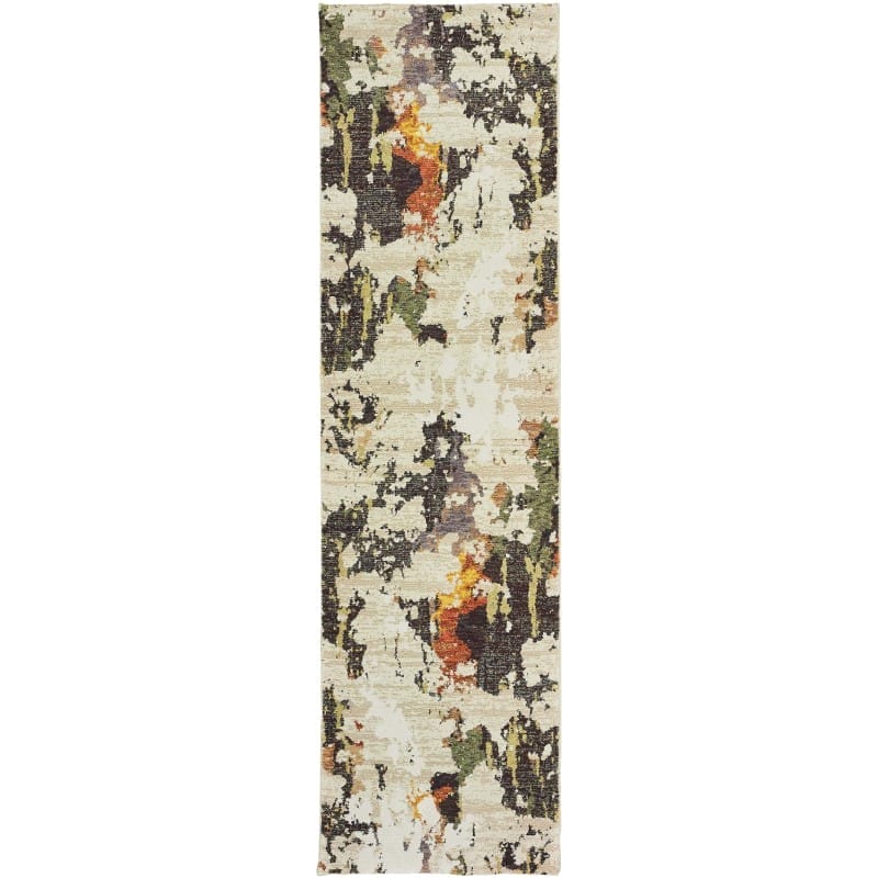 Tapete Evolución Abstracto Beige y Carbon