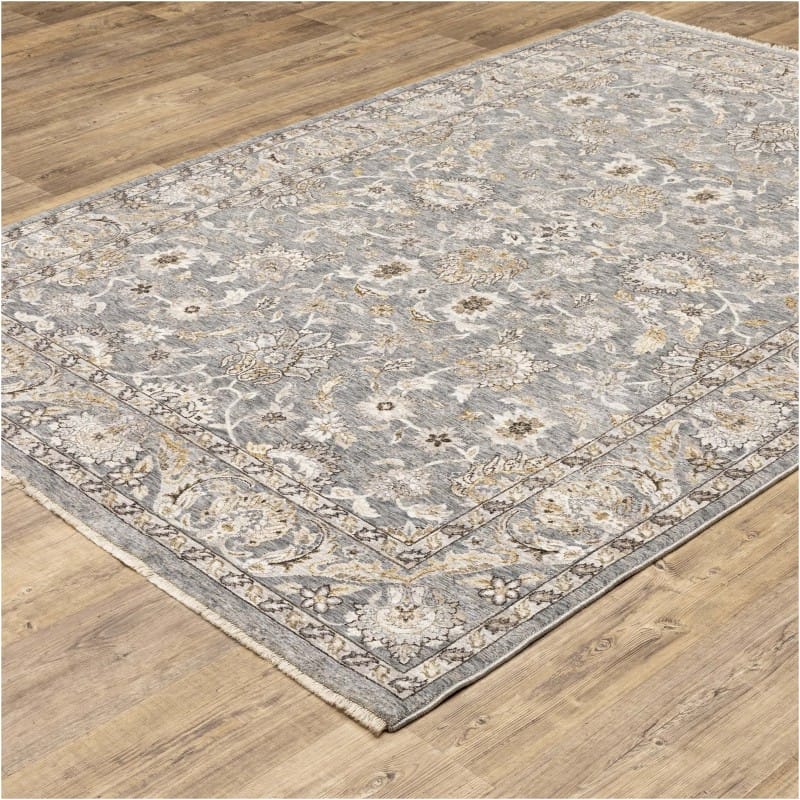 Tapete Soberano Arboleda en Azul con Marfil