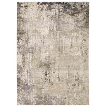 Tapete Nebulosa Abstracto en Beige y Gris