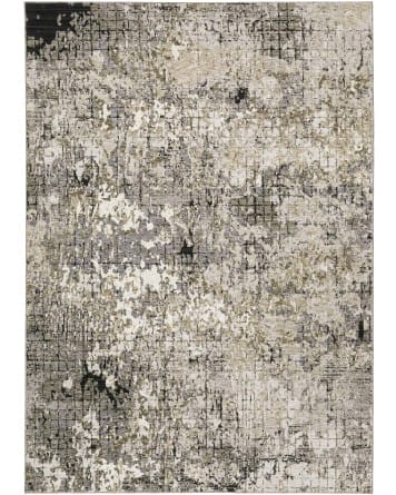 Tapete Nebulosa Cuadricula de Fondo en Gris y Marfil